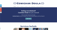 Desktop Screenshot of cowichandoula.com